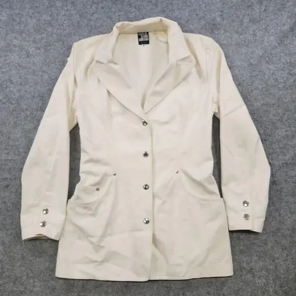 VTG State of Claude Montana Jacket Womens 44 Large Belted Italy